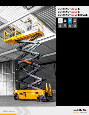 Kołowe podnośniki nożycowe Haulotte COMPACT 3947 E Dual