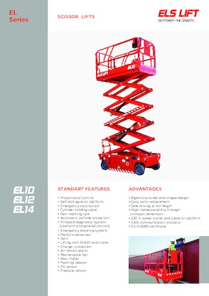 Kołowe podnośniki nożycowe ELS Lift EL 14