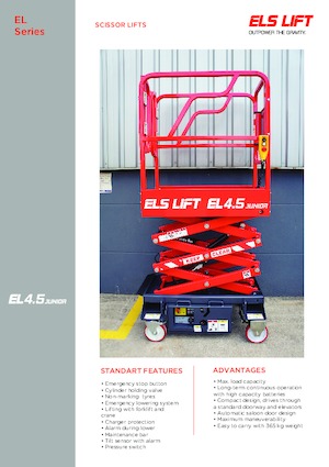 Kołowe podnośniki nożycowe ELS Lift Junior 4.5
