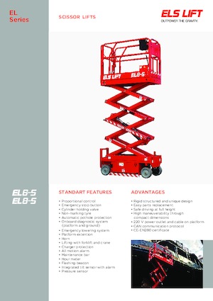 Kołowe podnośniki nożycowe ELS Lift EL 6-S