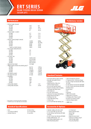 Kołowe podnośniki nożycowe JLG ERT4769
