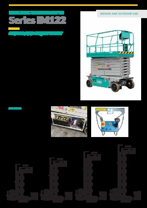 Kołowe podnośniki nożycowe Imer IM 8122