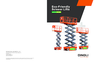 Kołowe podnośniki nożycowe Dingli JCPT0808PA
