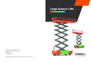 Kołowe podnośniki nożycowe Dingli JCPT1823RTB