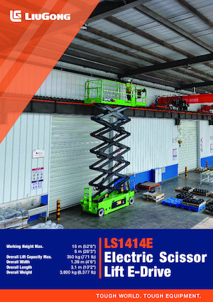 Kołowe podnośniki nożycowe Liugong LS1414E