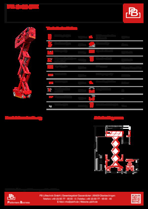 Kołowe podnośniki nożycowe PB PB S100-8EZ