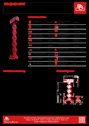 Kołowe podnośniki nożycowe PB PB S120-12EZ