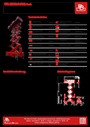 Kołowe podnośniki nożycowe PB PB S320-24DS 4×4