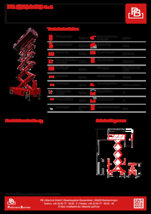 Kołowe podnośniki nożycowe PB PB S320-24DS 4×4