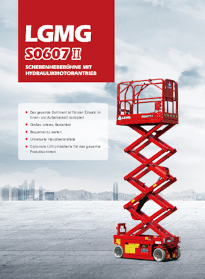 Kołowe podnośniki nożycowe LGMG  S0607II