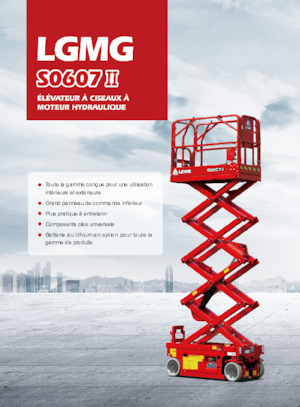 Kołowe podnośniki nożycowe LGMG  S0607II