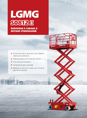 Kołowe podnośniki nożycowe LGMG  S0812II 