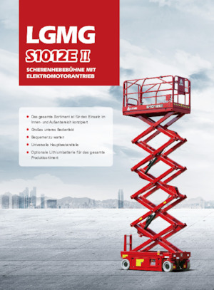 Kołowe podnośniki nożycowe LGMG  S1012EII-Li