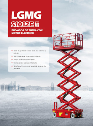 Kołowe podnośniki nożycowe LGMG  S1012EII-Li