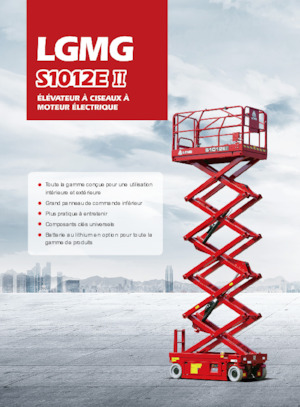 Kołowe podnośniki nożycowe LGMG  S1012EII-Li