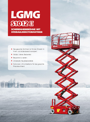 Kołowe podnośniki nożycowe LGMG  S1012II-Li