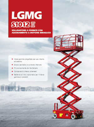Kołowe podnośniki nożycowe LGMG  S1012II-Li
