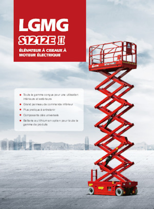 Kołowe podnośniki nożycowe LGMG  S1212EII-Li