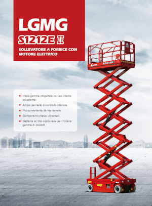 Kołowe podnośniki nożycowe LGMG  S1212EII-Li