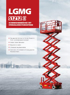 Kołowe podnośniki nożycowe LGMG  S1212II 