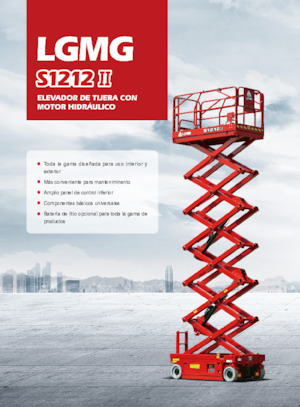 Kołowe podnośniki nożycowe LGMG  S1212II 