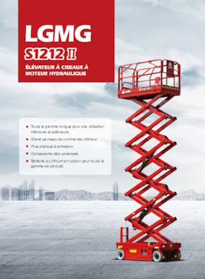 Kołowe podnośniki nożycowe LGMG  S1212II 