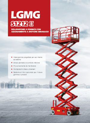 Kołowe podnośniki nożycowe LGMG  S1212II 
