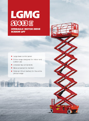 Kołowe podnośniki nożycowe LGMG  S1413II-Li