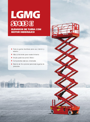 Kołowe podnośniki nożycowe LGMG  S1413II-Li