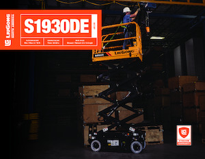 Kołowe podnośniki nożycowe Liugong S1930DE