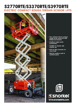 Kołowe podnośniki nożycowe Snorkel S2770RTE