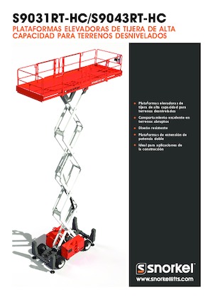 Kołowe podnośniki nożycowe Snorkel S9043RT-HC