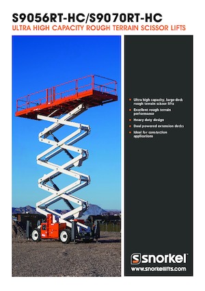 Kołowe podnośniki nożycowe Snorkel S9056RT-HC