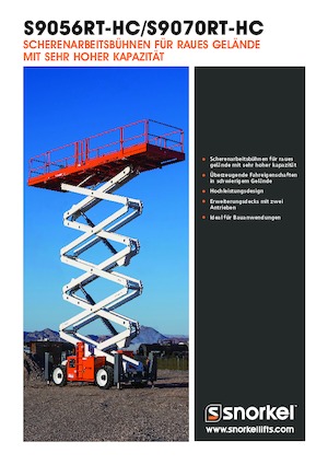 Kołowe podnośniki nożycowe Snorkel S9056RT-HC