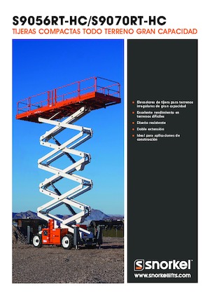 Kołowe podnośniki nożycowe Snorkel S9056RT-HC