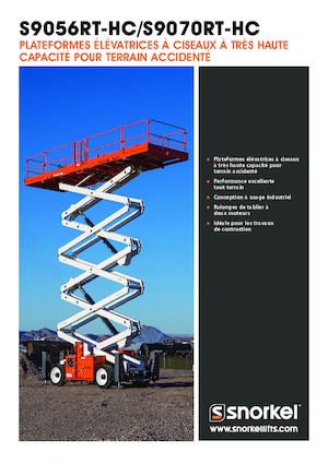 Kołowe podnośniki nożycowe Snorkel S9056RT-HC