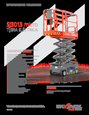 Kołowe podnośniki nożycowe Skyjack SJ3013 micro 