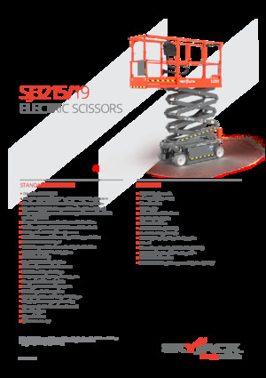 Kołowe podnośniki nożycowe Skyjack SJ3219 