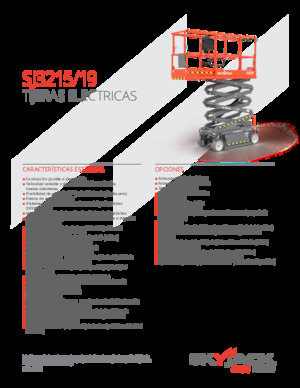 Kołowe podnośniki nożycowe Skyjack SJ3219 