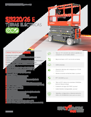 Kołowe podnośniki nożycowe Skyjack SJ3226E