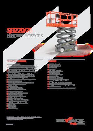 Kołowe podnośniki nożycowe Skyjack SJ3226 