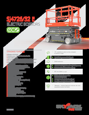 Kołowe podnośniki nożycowe Skyjack SJ4732E