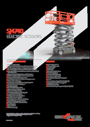 Kołowe podnośniki nożycowe Skyjack SJ4740 