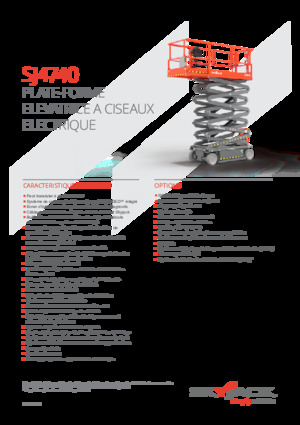 Kołowe podnośniki nożycowe Skyjack SJ4740 