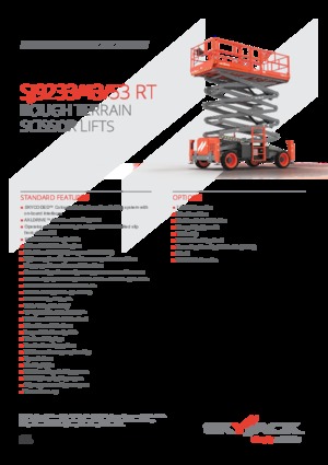 Kołowe podnośniki nożycowe Skyjack SJ9253 RT