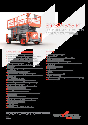 Kołowe podnośniki nożycowe Skyjack SJ9233 RT