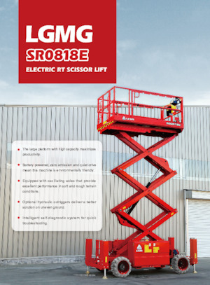 Kołowe podnośniki nożycowe LGMG  SR0818E