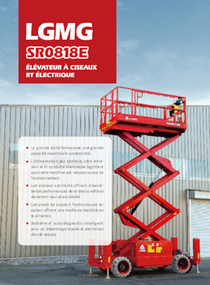 Kołowe podnośniki nożycowe LGMG  SR0818E
