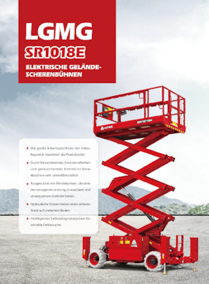 Kołowe podnośniki nożycowe LGMG  SR1018E