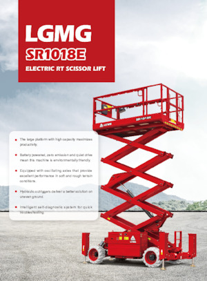 Kołowe podnośniki nożycowe LGMG  SR1018E